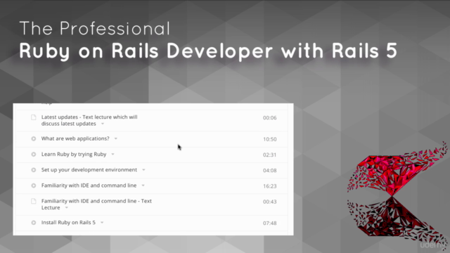 Professional Ruby on Rails Developer with Rails 5 – Screenshot 1
