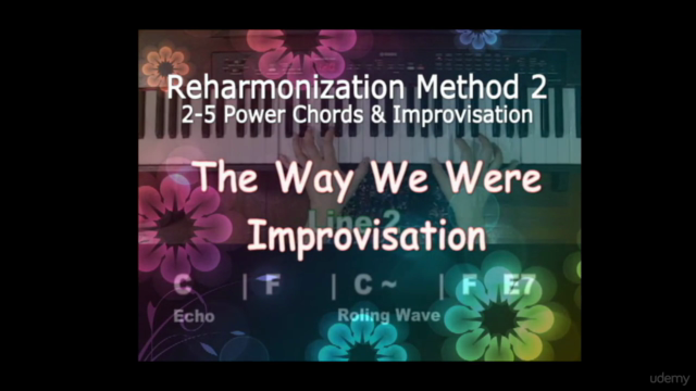 Play Piano 6 -Improvise on The Way We Were with Power Chords – Screenshot 3