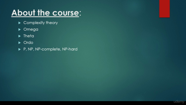 Complexity Theory - Running Time Analysis of Algorithms – Screenshot 2