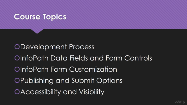 InfoPath: Basic Form Library Solution Development – Screenshot 1