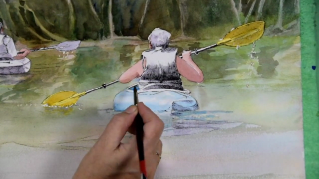 Saugeen Kayakers - Watercolour & Pen Workshop – Screenshot 3
