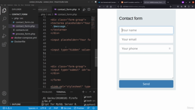 Create contact forms with PHP, HTML and CSS – Screenshot 3