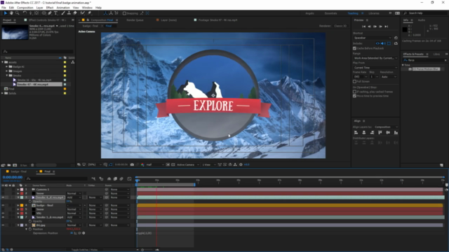 Design and Animate a Vintage Badge in After Effects – Screenshot 3