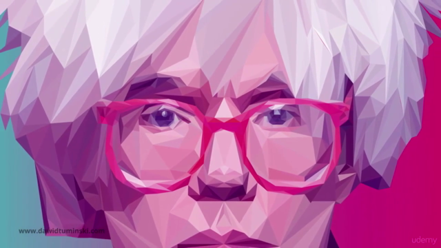 How To Create A Low Poly Portrait With The Pen Tool – Screenshot 1