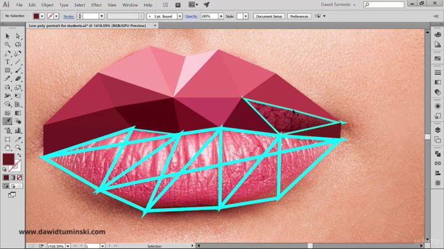 How To Create A Low Poly Portrait With The Pen Tool – Screenshot 4