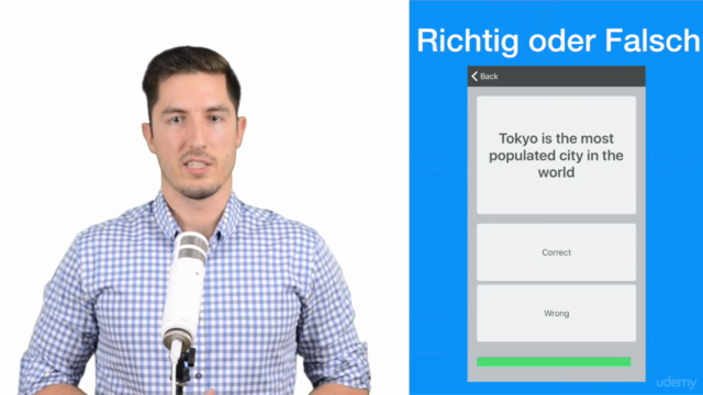 iOS Entwicklung - Entwickle Quiz Apps mit Swift 3 und iOS 10 – Screenshot 3