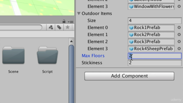 Unity 5 Build a System that Generates Houses & Castles Auto – Screenshot 2