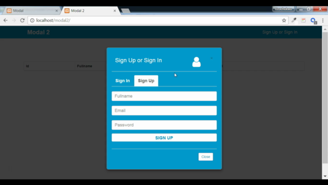 Build Sign Up and Login Forms With Bootstrap Modal - Screenshot_04