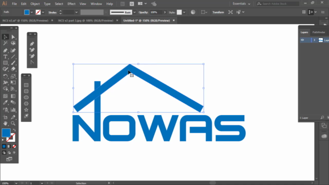 Adobe Illustrator CC 2017 for beginners: Logo Design Concept – Screenshot 1