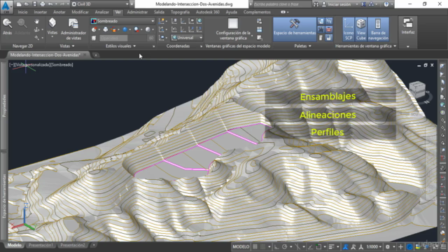 Creación de Terrazas y Vialidades con CIVIL 3D – Screenshot 2