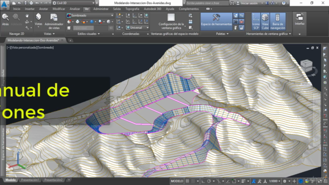 Creación de Terrazas y Vialidades con CIVIL 3D – Screenshot 3