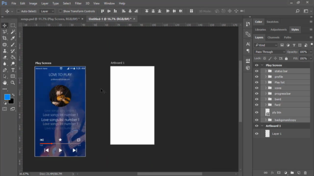 Mobile App Design in Photoshop from Scratch - UI & UX DESIGN - Screenshot_03
