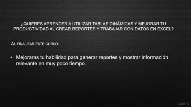 Curso Intensivo de Tablas Dinámicas en Excel – Screenshot 2