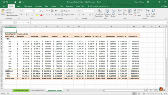 Curso Intensivo de Tablas Dinámicas en Excel – Screenshot 3