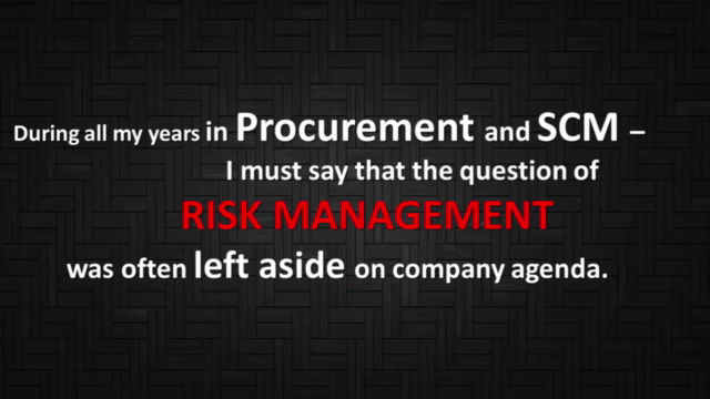 RISK MANAGEMENT for Supply Chain & Procurement (2024) – Screenshot 1