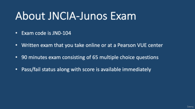 JN0-104 Valid Exam Question