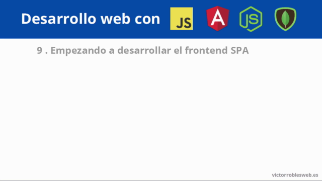 Desarrollo web con JavaScript, Angular, NodeJS y MongoDB – Screenshot 3