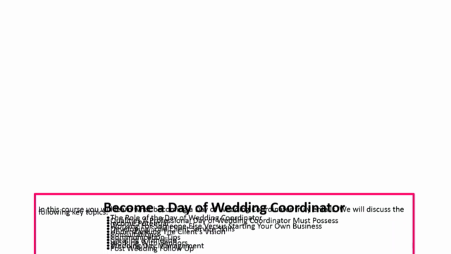 Become a Day of Wedding Coordinator  - Screenshot_04