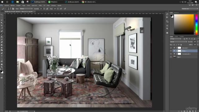 Render de interiores en MODO: Mi sistema – Screenshot 4
