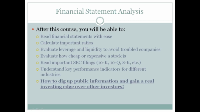 The Complete Financial Statement Analysis Course – Screenshot 4
