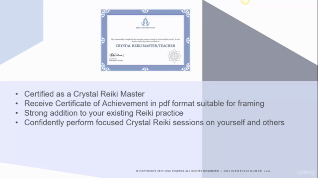 Crystal Reiki Master/Teacher Certification – Screenshot 1