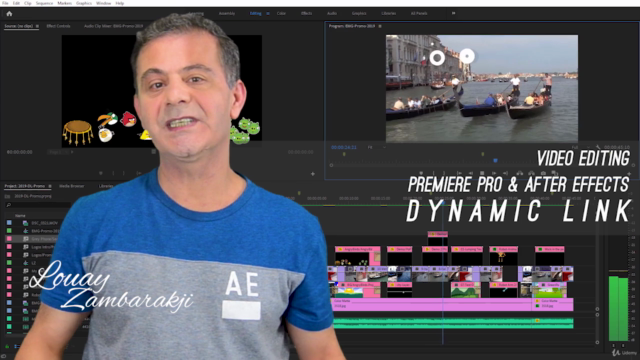 Video Editing: Premiere Pro & After Effects Dynamic Linking – Screenshot 1