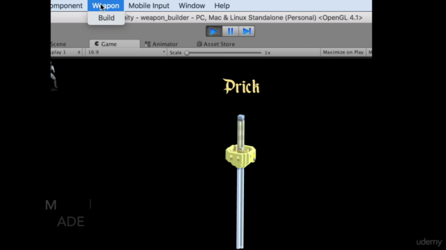 Build Weapons Automatically Unity . Fantasy Edition – Screenshot 1