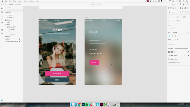 UI/UX design with Adobe XD: Design & Prototype a Mobile App – Screenshot 1