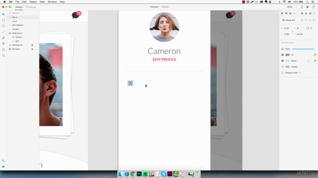 UI/UX design with Adobe XD: Design & Prototype a Mobile App – Screenshot 3