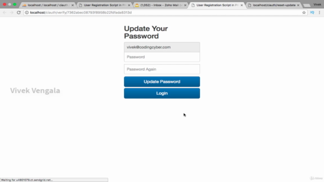 Creating Secure User Authentication System in CodeIgniter – Screenshot 3