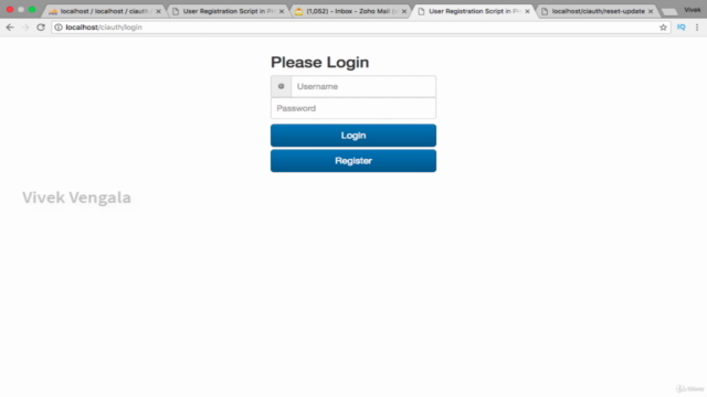 Creating Secure User Authentication System in CodeIgniter – Screenshot 4