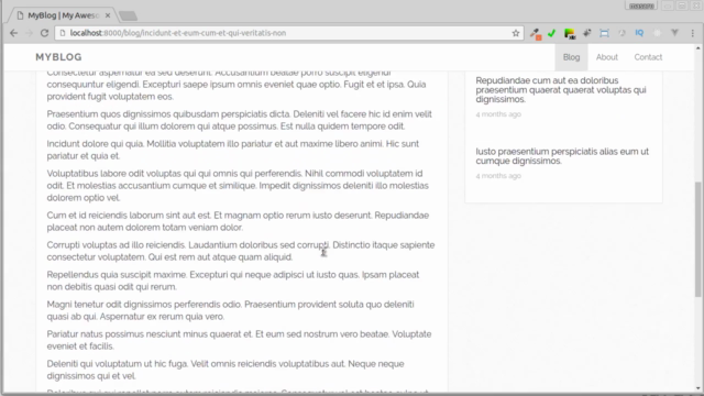 Professional Blog+CMS Development With Laravel 5 – Screenshot 1