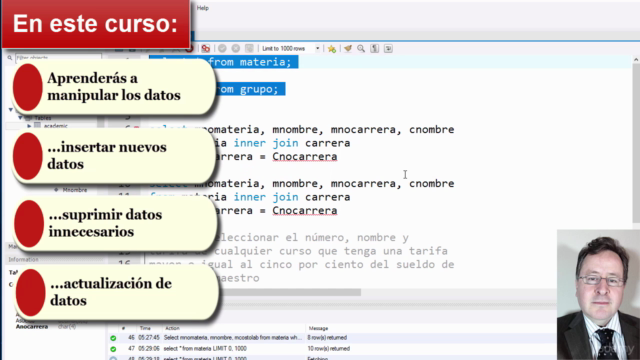 MySQL: domina lo necesario para el trabajo – Screenshot 1