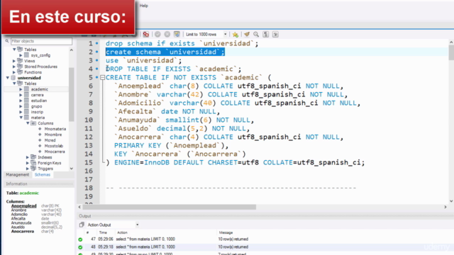 MySQL: domina lo necesario para el trabajo – Screenshot 3