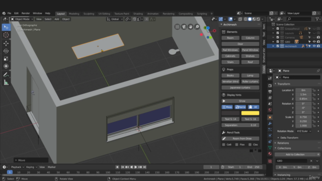 Architectural Design Tools in Blender - 3D Design - Screenshot_01