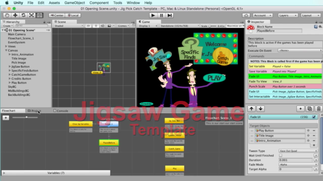 Create 2D Unity Puzzle Games with Fungus - Zero Coding – Screenshot 3