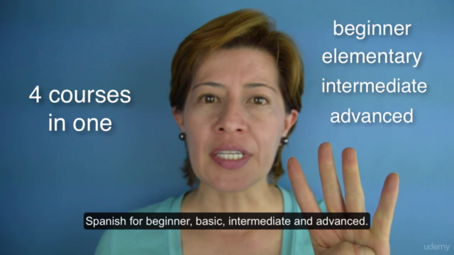 Spanish 1-4: Beginner, Elementary, Intermediate and Advanced – Screenshot 1