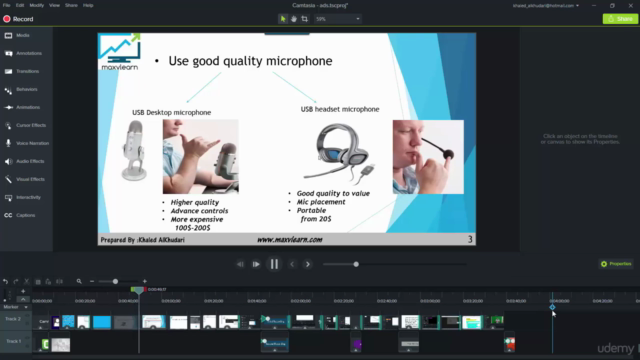 Camtasia 9 - Become a Guru in Creating E Learning Videos – Screenshot 1