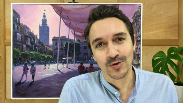 Curso de Pintura al acrílico-óleo: Un Paisaje Urbano – Screenshot 4