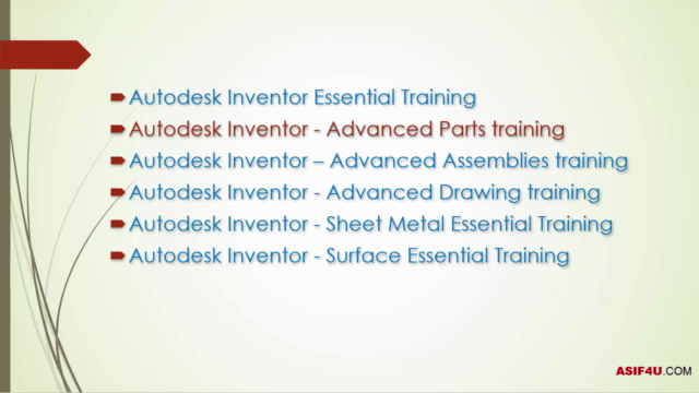 Autodesk Inventor 2017 Advanced Part Training - Screenshot_04