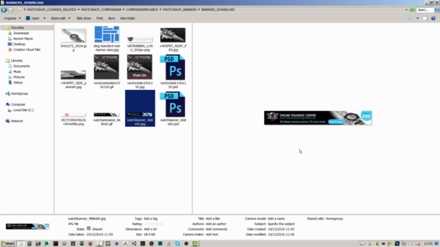Use Photoshop to create amazing website banners and sliders – Screenshot 1