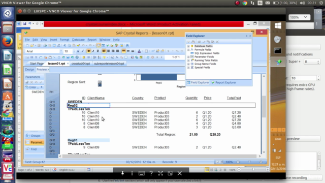 SAP Crystal Reports:Master-Detail,Cross-Tab,Sub-Reports – Screenshot 1