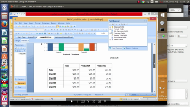 SAP Crystal Reports:Master-Detail,Cross-Tab,Sub-Reports – Screenshot 2