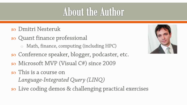 Mastering LINQ with C# and .NET – Screenshot 1