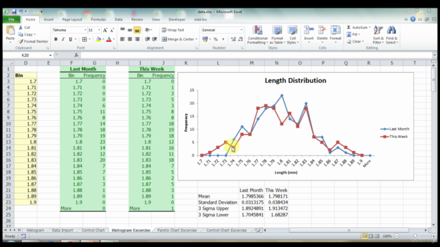 Excel for Quality Control Engineer – Screenshot 3