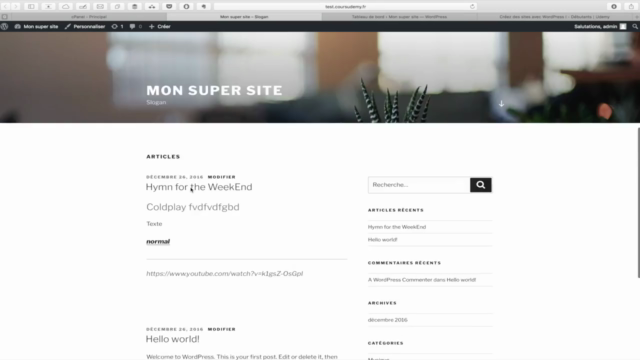 Méthode express' : créer un site avec WordPress – Screenshot 2