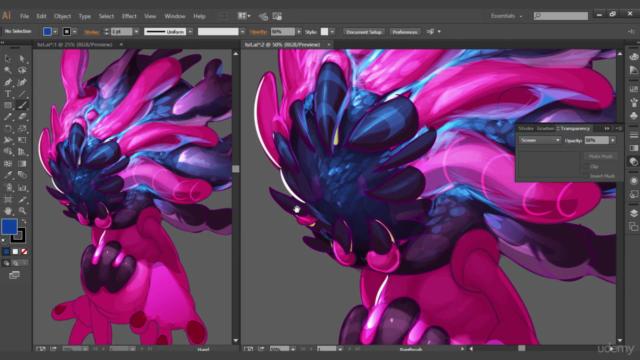 Character Design & Digital Art Demo in Adobe Illustrator – Screenshot 3