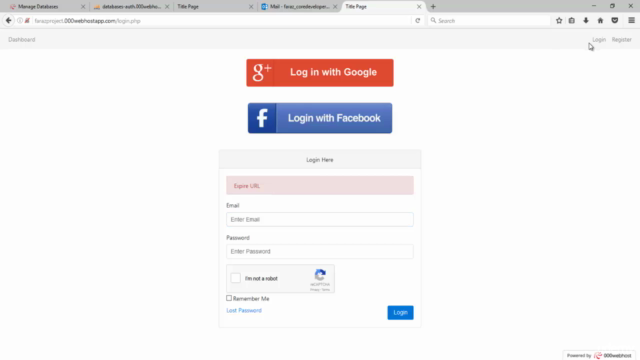 Login and Registration System with Email Verification in PHP – Screenshot 3