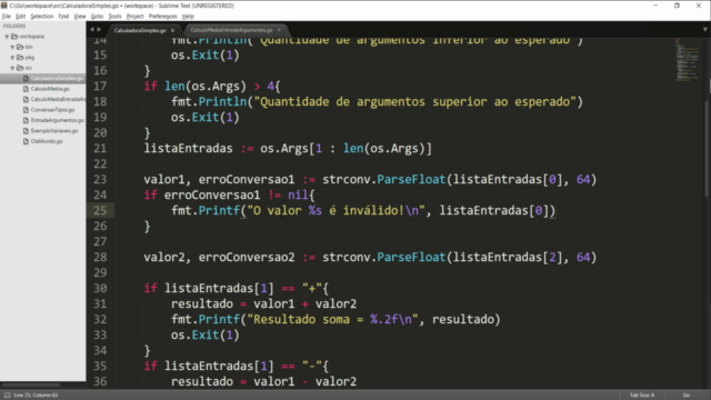Linguagem Go para iniciantes – Screenshot 1