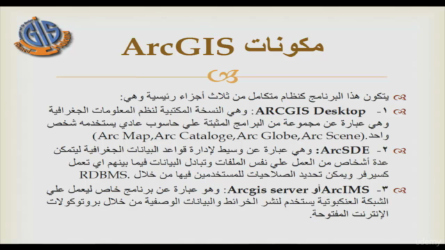 Fundamentals and applications of GIS – Screenshot 1